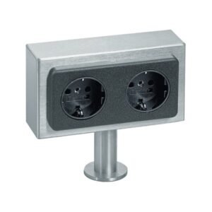 Contactdoos voor kookeiland met 2 stopcontacten randaarde