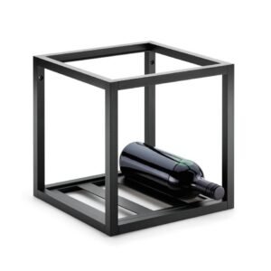 Cubo flessenhouder zwart mat