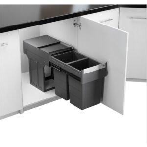 HAILO Tandem afvalemmer 2x13 liter