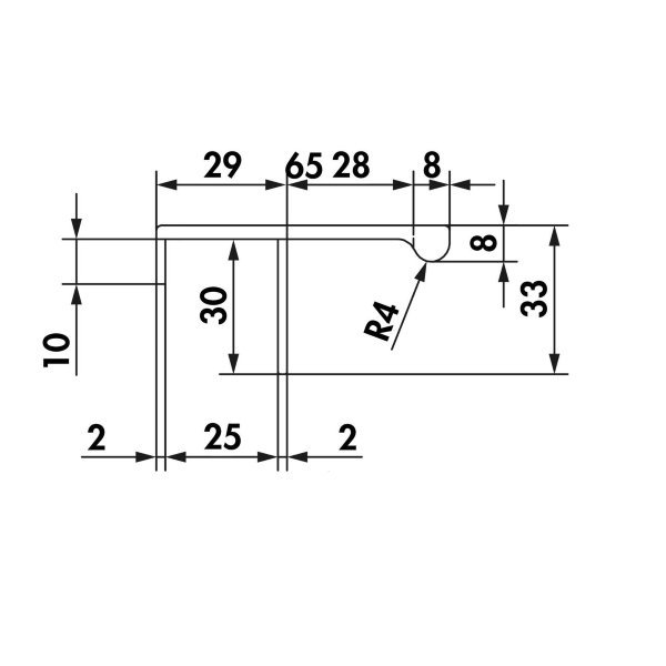 Handdoekhouder voor greeploze keukens