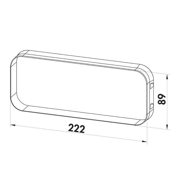 PRIME flow P-Turbo 150 muurdoorvoerunit vlak