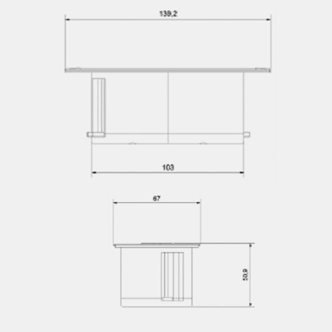 due contactdoos maten due contactdoos maten