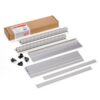 fixol lade uitsparings set aluminium