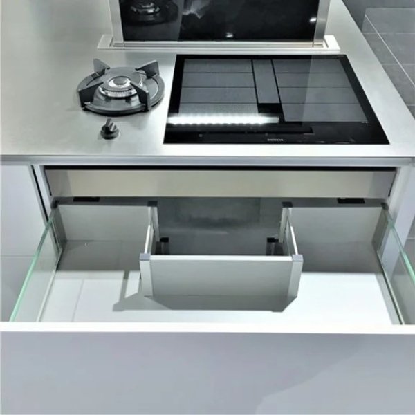 fixol lade uitsparings set aluminium f