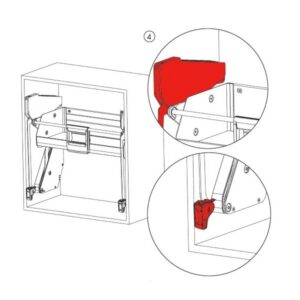 keukenkast lift imove 1 niveaus maten