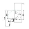 keukenkast lift imove 1 niveaus maten z