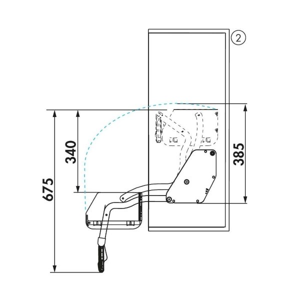 keukenkast lift imove 1 niveaus maten z