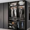 kledinglift zwart in schuifdeurkast kledinglift zwart in schuifdeurkast