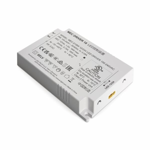 mec driver led converter 18w 12/24v
