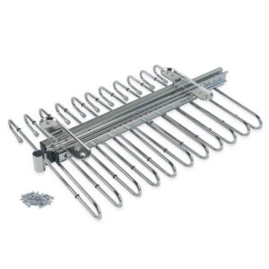 pantalonrek uittrekbaar chroom