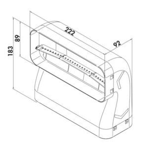 prime flow p rbv 150 buisbocht verticaal 90 gr kort maten