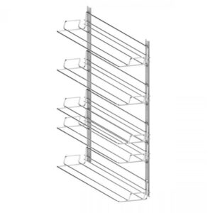 schoenenrek uittrekbaar chroom