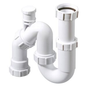 MC ALPINE Sifon keukenafvoer enkel incl. beluchter