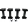 Stelpoten met Glijder opschroefmodel (4 stuks)