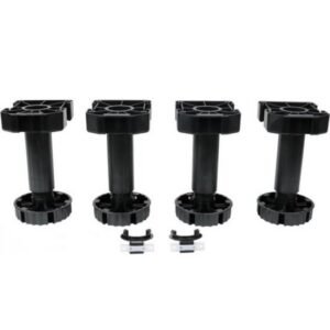 Stelpoten met Glijder opschroefmodel (4 stuks)