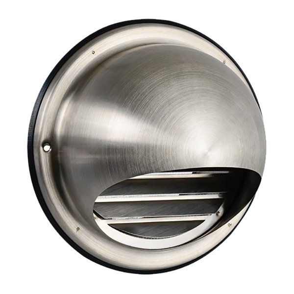 Uitblaasrooster bol RVS fijnmazig gaas