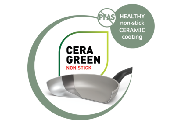 Braadpannenset 4-delige met spatel antikleef Leo Balance Moonmist