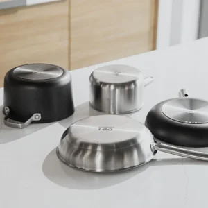 leo graphite kookpan met deksel 16cm