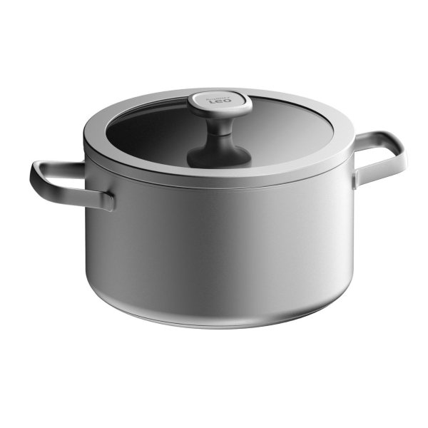 leo kookpan met deksel graphite 24cm