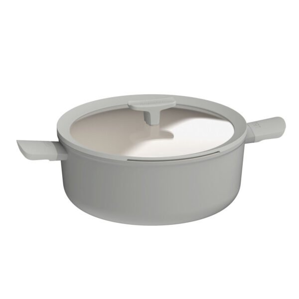 leo kookpot antikleef met deksel balance moonmist 28cm