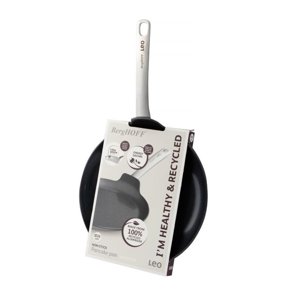 leo pannenkoekenpan antikleef graphite 26cm 1