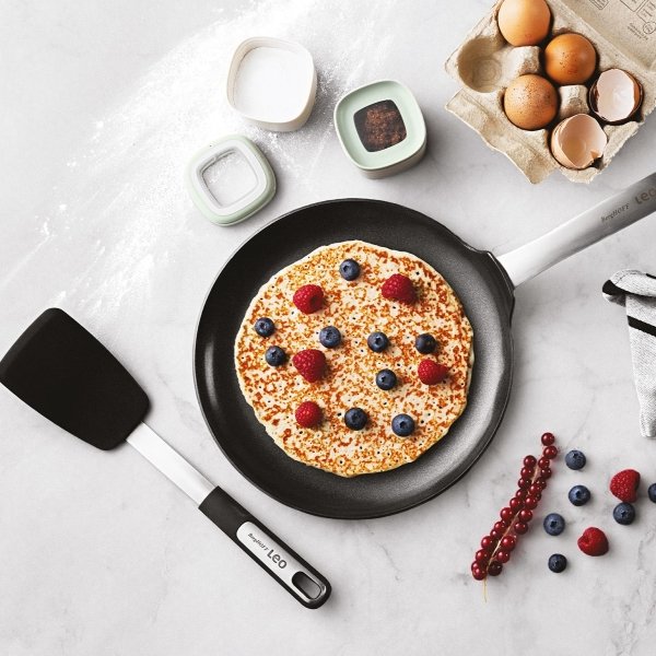 leo pannenkoekenpan antikleef graphite 26cm