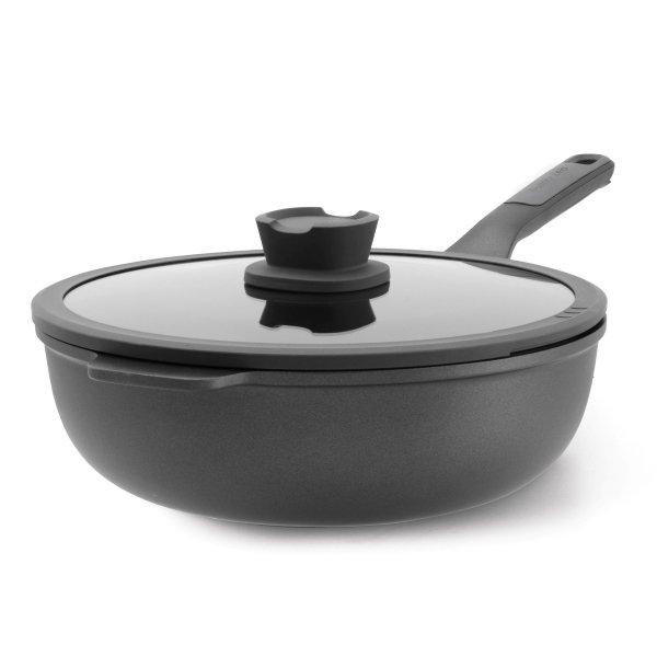 leo recycled wok antikleef met deksel stone 28cm 1 leo recycled wok antikleef met deksel stone 28cm 1
