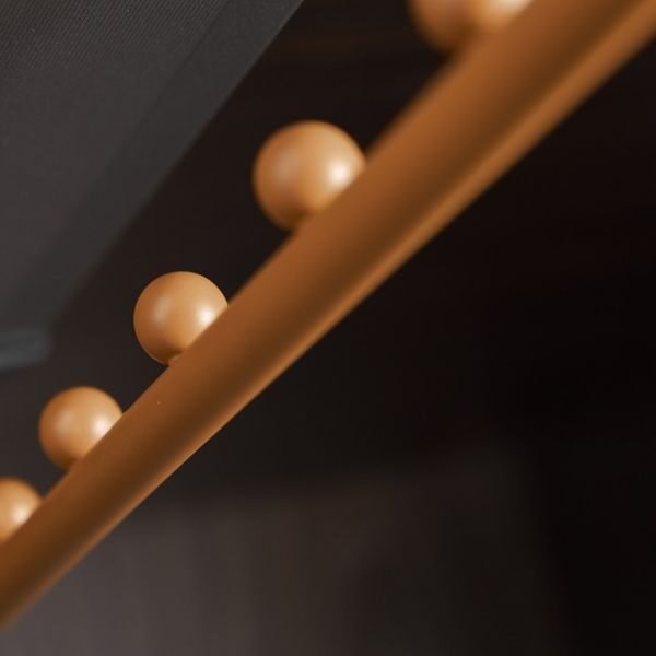 Lusxe garderobehouder met oranje accent-1608x1032h Garderobehouder uittrekbare antraciet/Oranje met soft-close