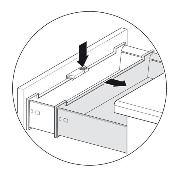 Meenemer voor binnenlade 11 mm