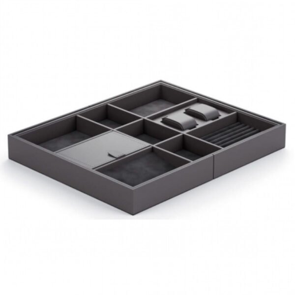 Milano lederen ladeverdeler-3 Milano Luxurious lade-inzet voor sieraden