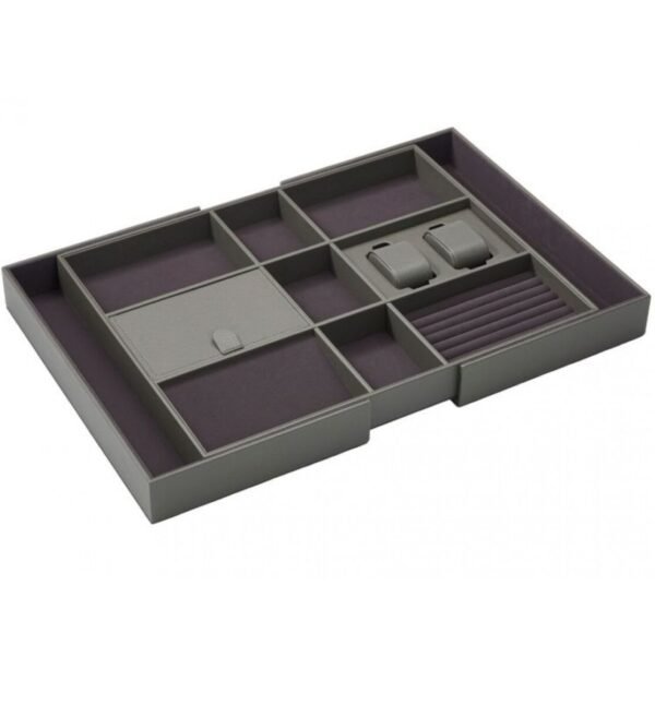 Milano lederen ladeverdeler Milano Luxurious lade-inzet voor sieraden