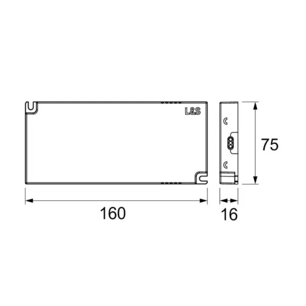 mec driver led-omvormer 36 w maten